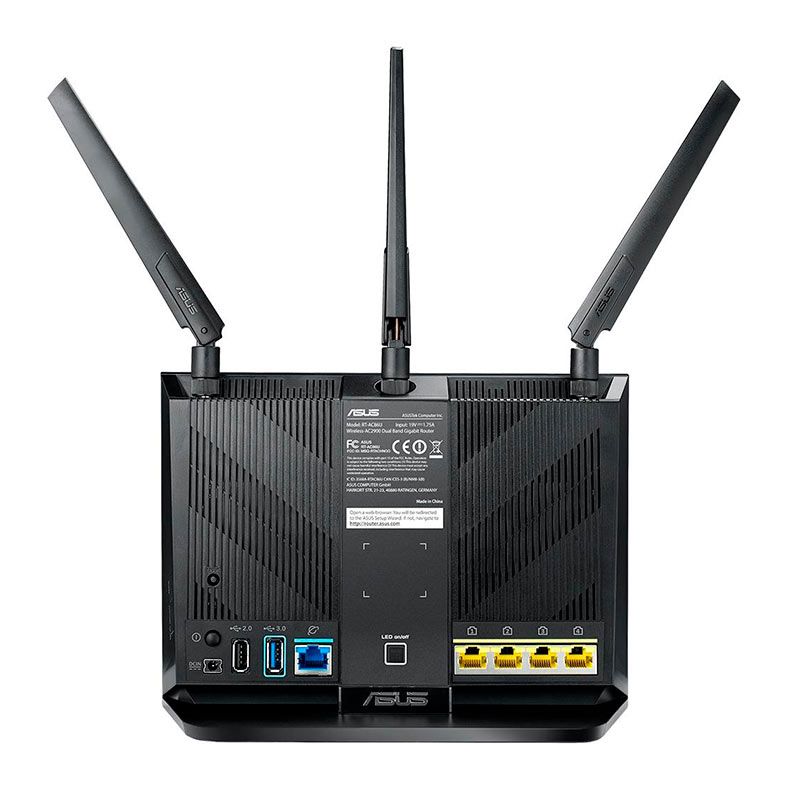 Roteador Gamer Asus AC2900 Dual Band RT-AC86U, 5Ghz, 2900Mbps, RT-AC86U