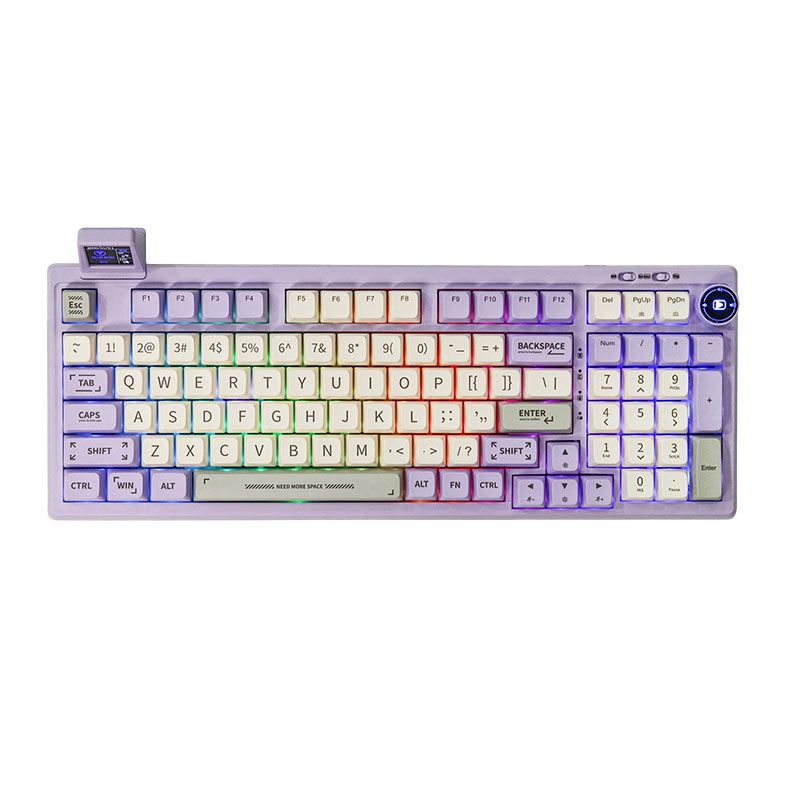 Teclado Mecanico Epomaker RT100, ARGB, Switch Wisteria Linear