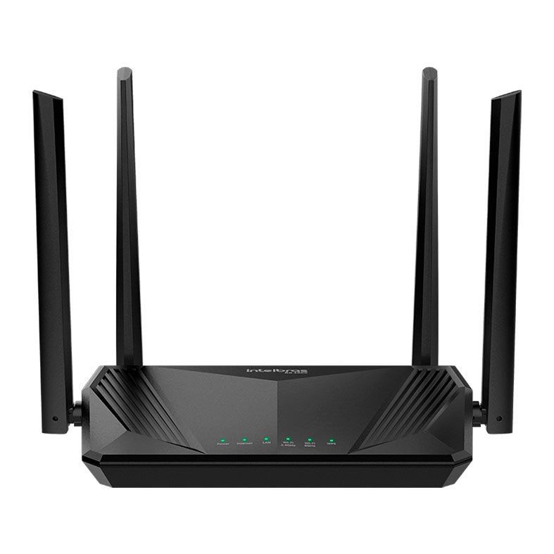 Roteador Intelbras RX1500, Wireless Dual Band, 4 Antenas, Preto, RX-1500