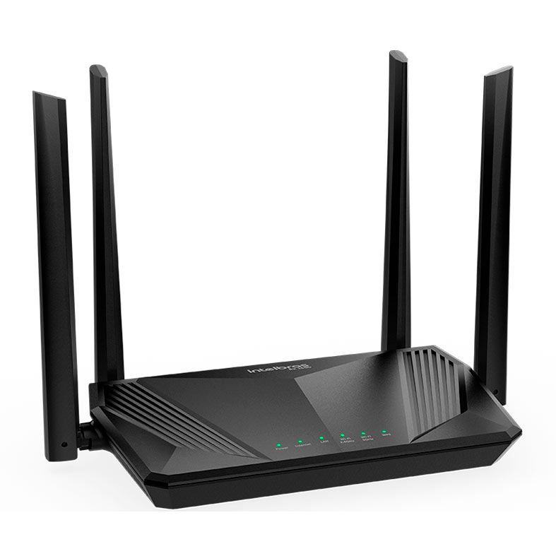 Roteador Intelbras RX1500, Wireless Dual Band, 4 Antenas, Preto, RX-1500