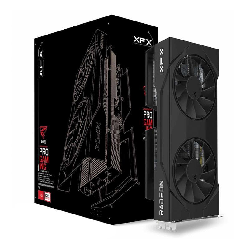 Placa de Video XFX Radeon RX 9060 XT Gaming Edition OC, 8GB, GDDR6, 128-bit, RX-96TSW8GBQ