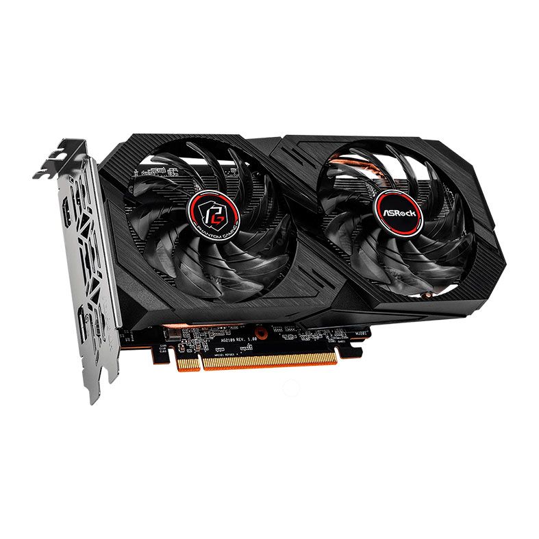 Placa de Video ASRock Radeon RX 6500 XT Phantom Gaming D OC, 4GB, GDDR6, 64-Bit, 90-GA3DZZ-00UANF