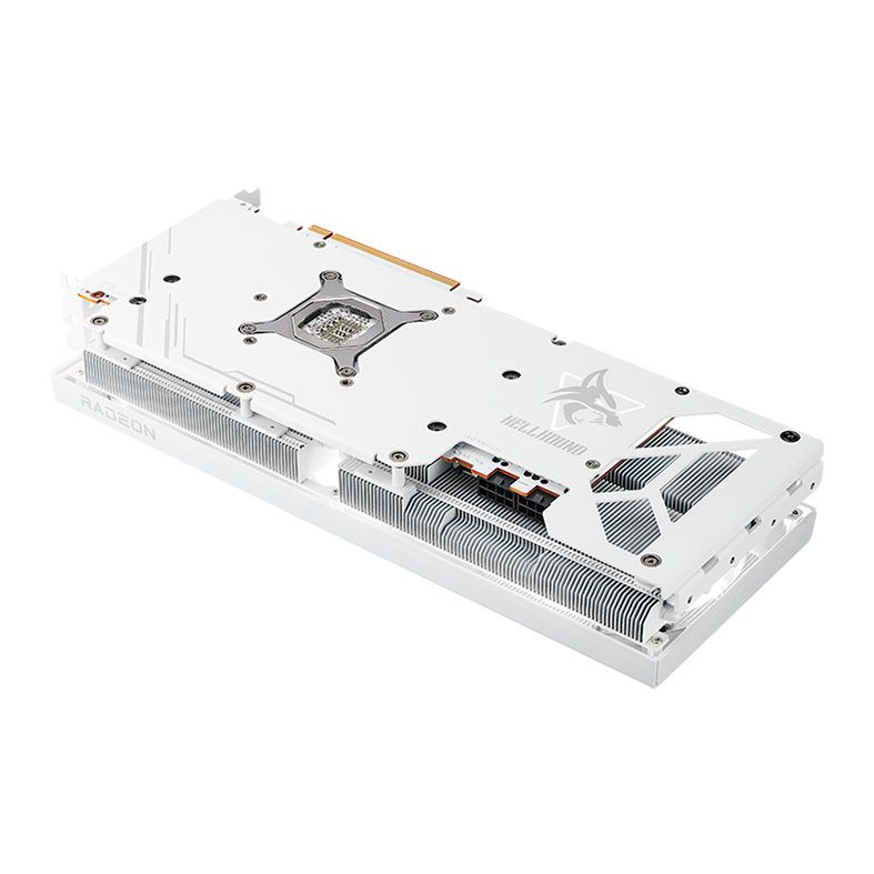 Placa de Video PowerColor Radeon RX 7800 XT Hellhound Spectral White, 16GB, GDDR6, 256-bit, RX7800XT-16G-L-OC-WHITE