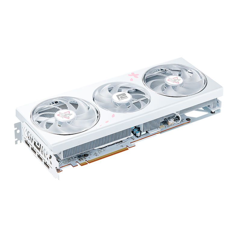 Placa de Video PowerColor Radeon RX 7800 XT Hellhound Sakura, 16GB, GDDR6, 256-bit, RX7800XT-16G-L-OC-SAKURA