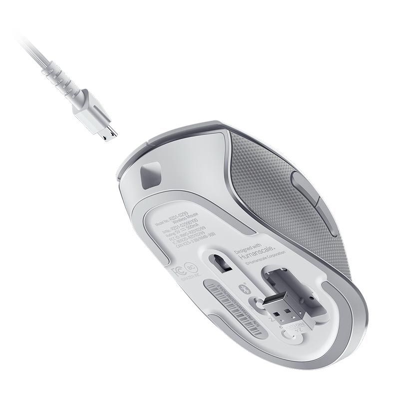 Mouse Razer Pro Click 5G 16000DPI Mercury Wireless, RZ01-02990100-R3U1