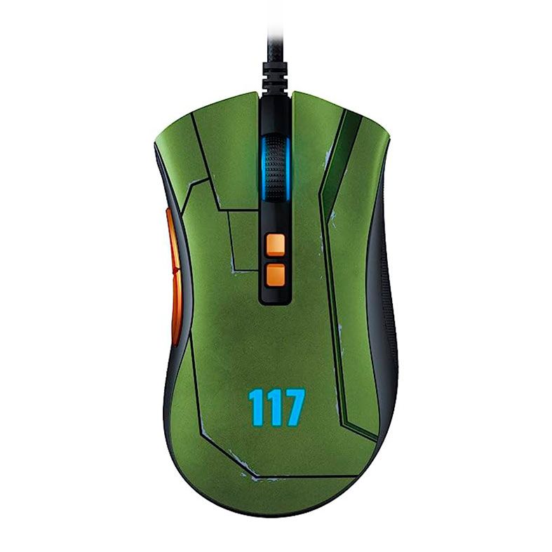 Mouse Gamer Razer Deathadder V2 Halo Edition, Chroma, 20000DPI, 8 Botoes, Verde, RZ01-03210300-R3M1