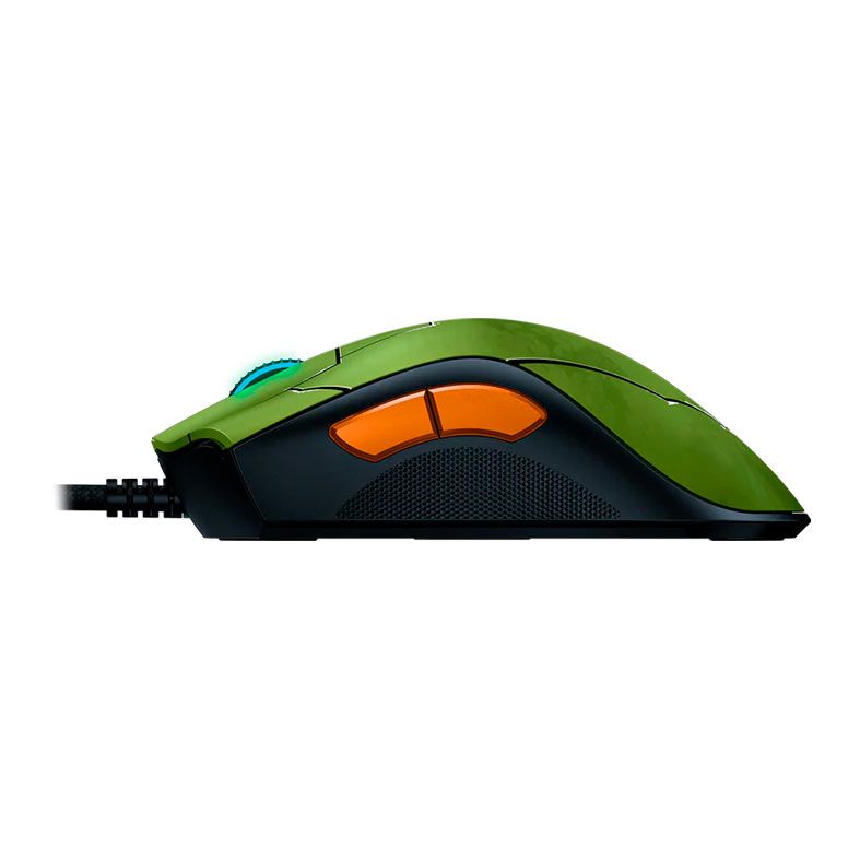 Mouse Gamer Razer Deathadder V2 Halo Edition, Chroma, 20000DPI, 8 Botoes, Verde, RZ01-03210300-R3M1