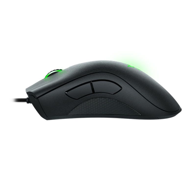 Mouse Razer Deathadder Essential, Led Verde, 6400Dpi, 5 Botoes, Preto, RZ01-03850100-R3U1
