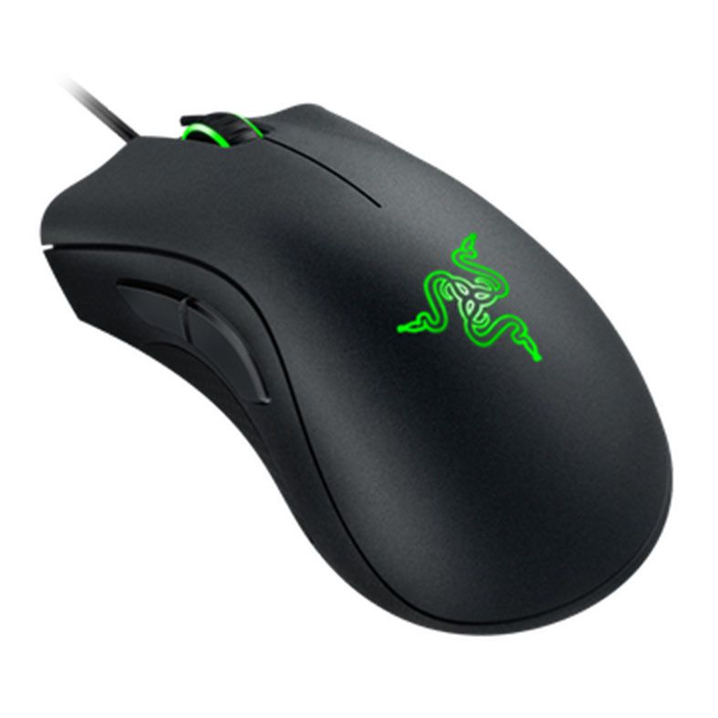 Mouse Razer Deathadder Essential, Led Verde, 6400Dpi, 5 Botoes, Preto, RZ01-03850100-R3U1