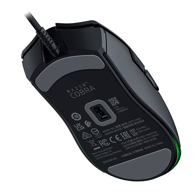 Mouse Gamer Razer Cobra, RGB, 8500DPI, 6 Botoes, Preto, RZ01-04650100-R3U1
