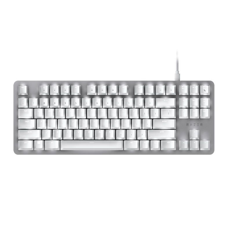 Teclado Mecanico Razer Blackwidow Lite, Led White, US, Switch Orange, Branco, RZ03-02640700-R3M1