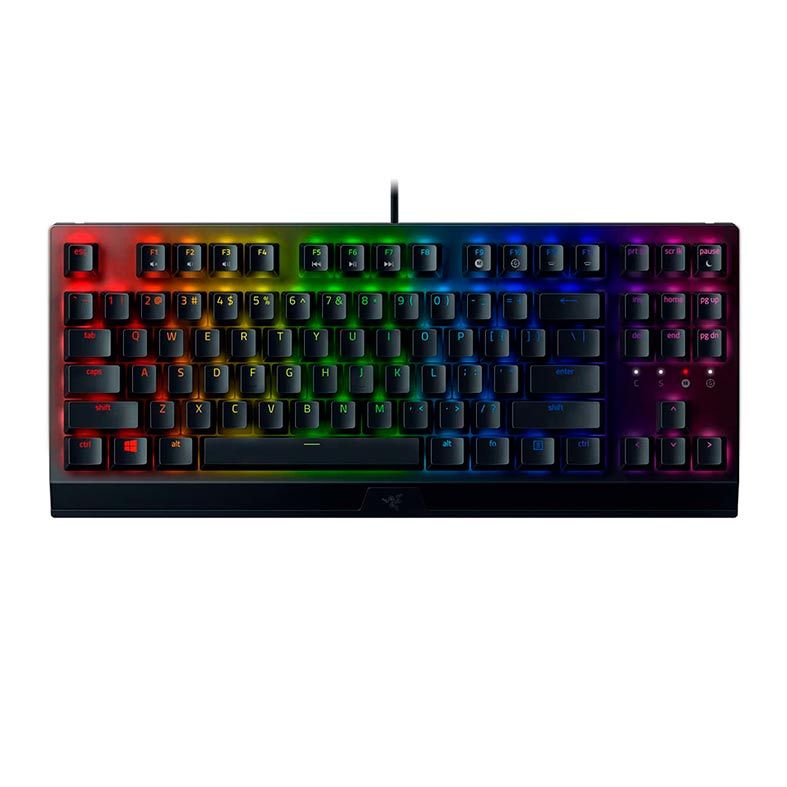 Teclado Mecânico Razer Blackwidow V3 Tenkeyless Chroma Switch Yellow, RZ03-03491800-R3M1