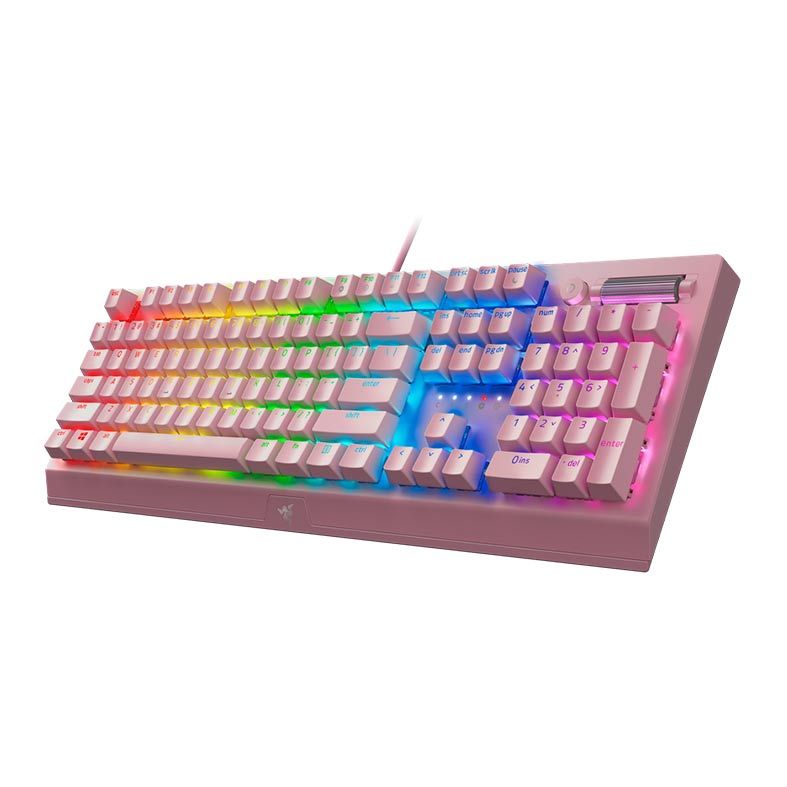 Teclado Mecanico Razer Blackwidow V3 Quartz Chroma Switch Green, RZ03-03541800-R3M1