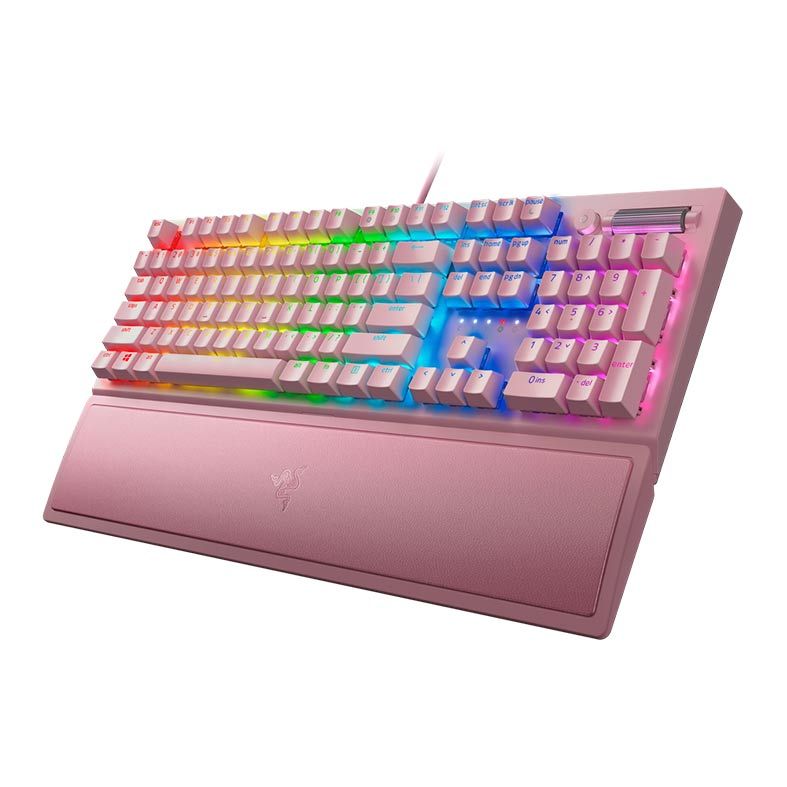Teclado Mecanico Razer Blackwidow V3 Quartz Chroma Switch Green, RZ03-03541800-R3M1