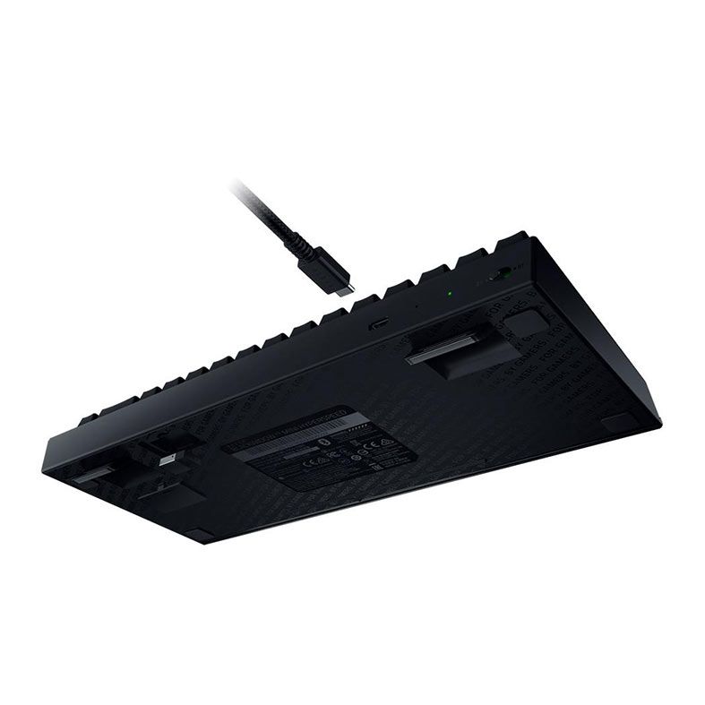 Teclado Mecanico Razer Blackwidow V3 Mini Hyperspeed, Switch Amarelo, Preto, RZ03-03890200-R3U1