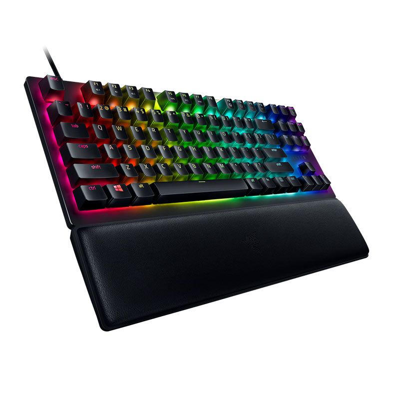Teclaco Optico Razer Huntsman V2 Tenkeyless, Chroma, Switch Razer Purple, Preto, RZ03-03940400-R3U1