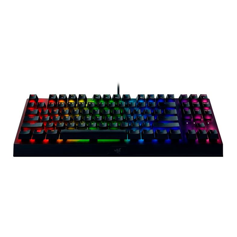 Teclado Mecanico Razer Blackwindow V3 Tenkeyless, RGB, Switch Amarelo, Preto, RZ0303491800