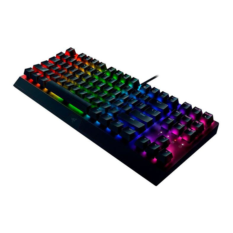 Teclado Mecanico Razer Blackwindow V3 Tenkeyless, RGB, Switch Amarelo, Preto, RZ0303491800