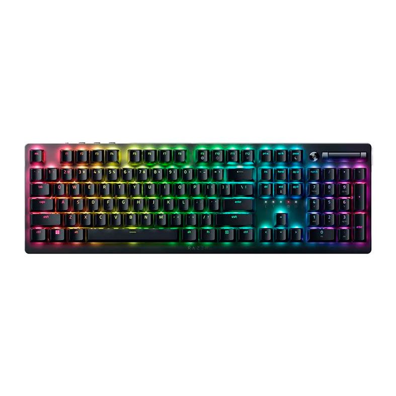 Teclado Mecanico Razer Deathstalker V2 Pro, RGB, Wireless, Switch Vermelho, Preto, RZ0304360200