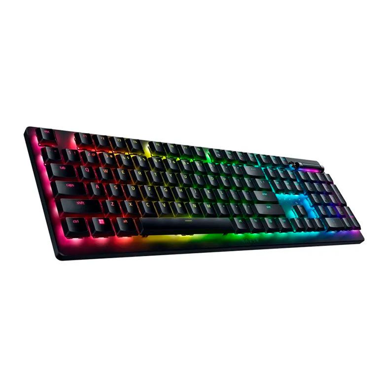 Teclado Mecanico Razer Deathstalker V2 Pro, RGB, Wireless, Switch Vermelho, Preto, RZ0304360200