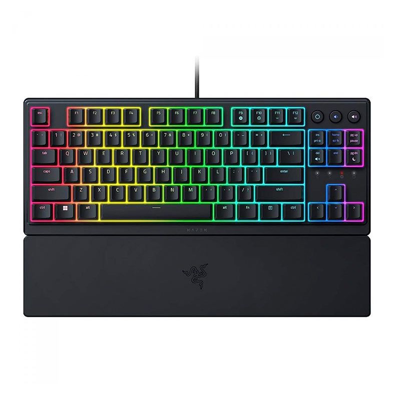 Teclado Mecanico Razer Ornata V3, RGB, TKL, Switch de Membrana Mecanica Razer, Preto, RZ0304880200