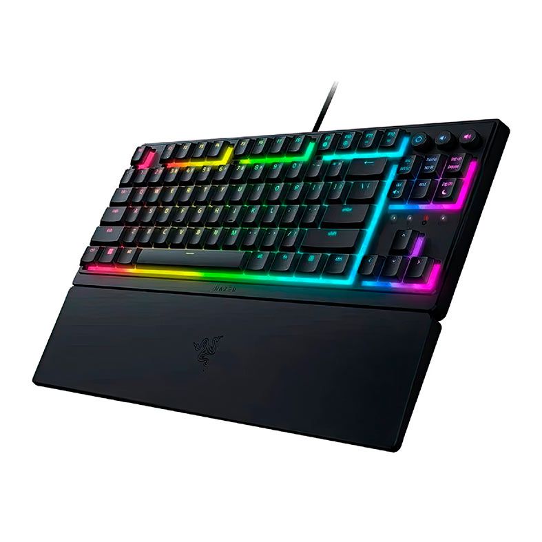 Teclado Mecanico Razer Ornata V3, RGB, TKL, Switch de Membrana Mecanica Razer, Preto, RZ0304880200