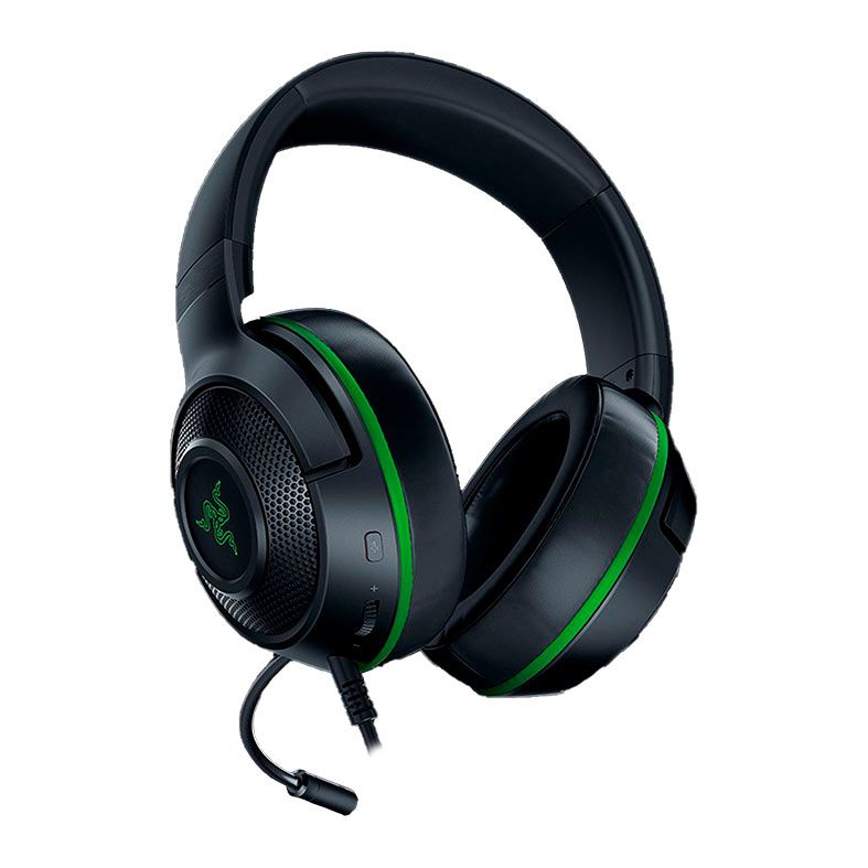 Headset Gamer Razer Kraken X For Console, Drives 40mm, Preto E Verde 