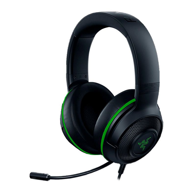 Headset Gamer Razer Kraken X For Console, Drives 40mm, Preto e Verde, RZ04-02890400-R3U1