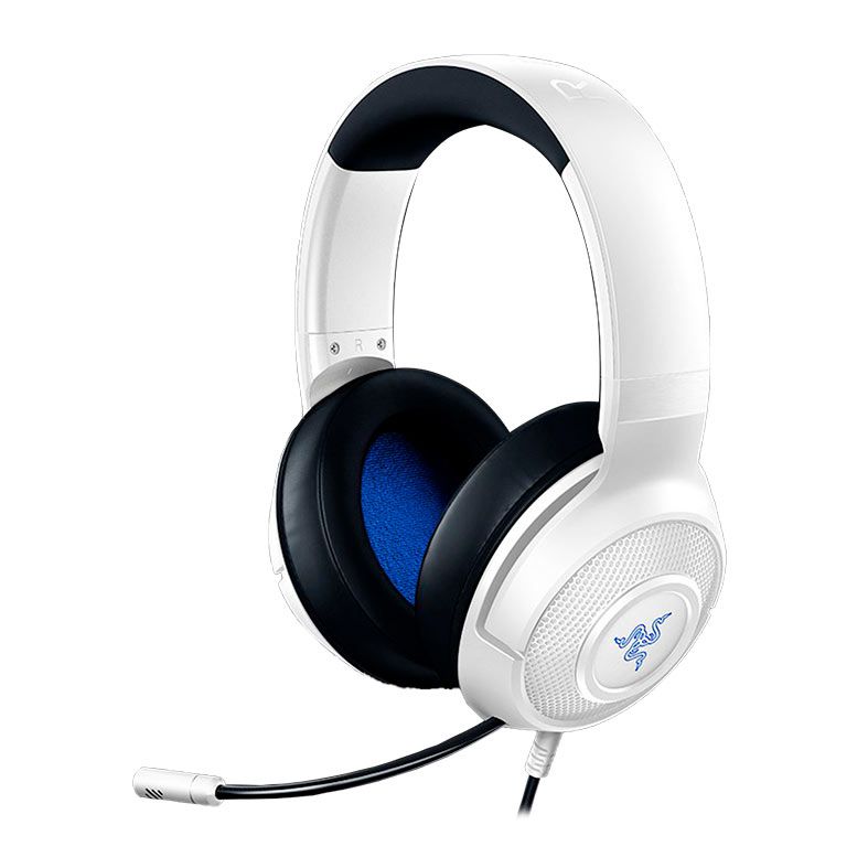 Headset Gamer Razer Kraken X For Console, Drives 40mm, Branco e Preto, RZ04-02890500-R3U1