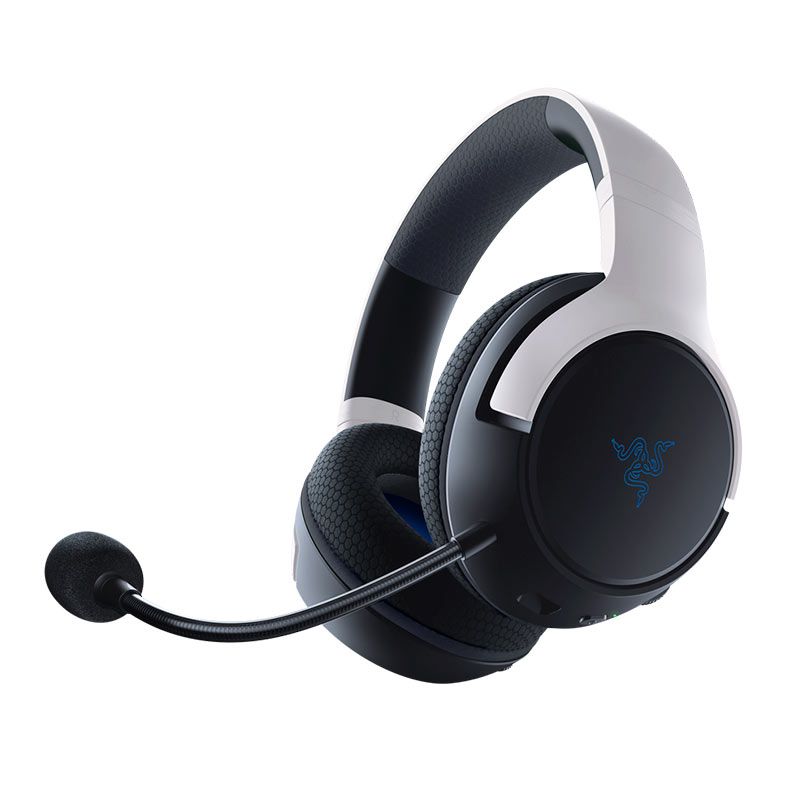 Headset Gamer Razer Kaira, Wireless, PS4/PS5, Drivers 50mm, Branco e Preto, RZ04-03980100-R3U1