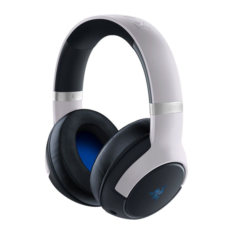 Headset Gamer Razer Kaira PRO, Wireless, Chroma, PS5/PS4/PC/Mobile, Drivers 50mm, Branco e Preto, RZ04-04030100-R3U1