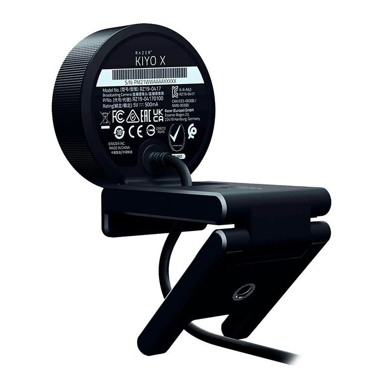 Webcam Razer Kiyo X, FHD 1080p, USB, Preta, RZ19-04170100-R3U1