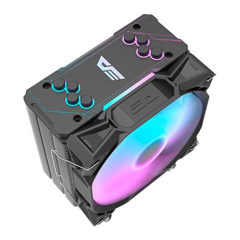 Cooler Para Processador Aigo DarkFlash Ellsworth S11 PRO, ARGB, 120mm, Preto, S11-PRO-BK