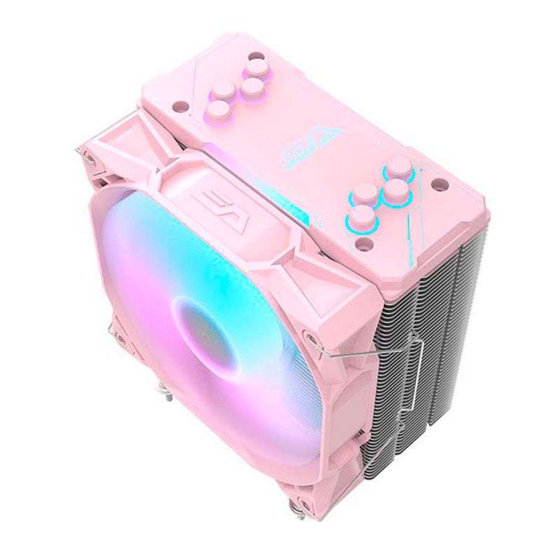 Cooler Para Processador Aigo DarkFlash Ellsworth S11 PRO, ARGB, 120mm, Rosa, S11-PRO-PK