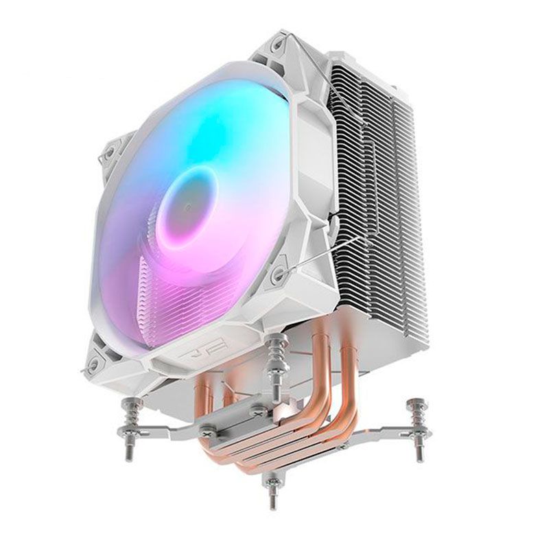 Cooler Para Processador Aigo DarkFlash Ellsworth S11 PRO, ARGB, 120mm, Branco, S11-PRO-WH