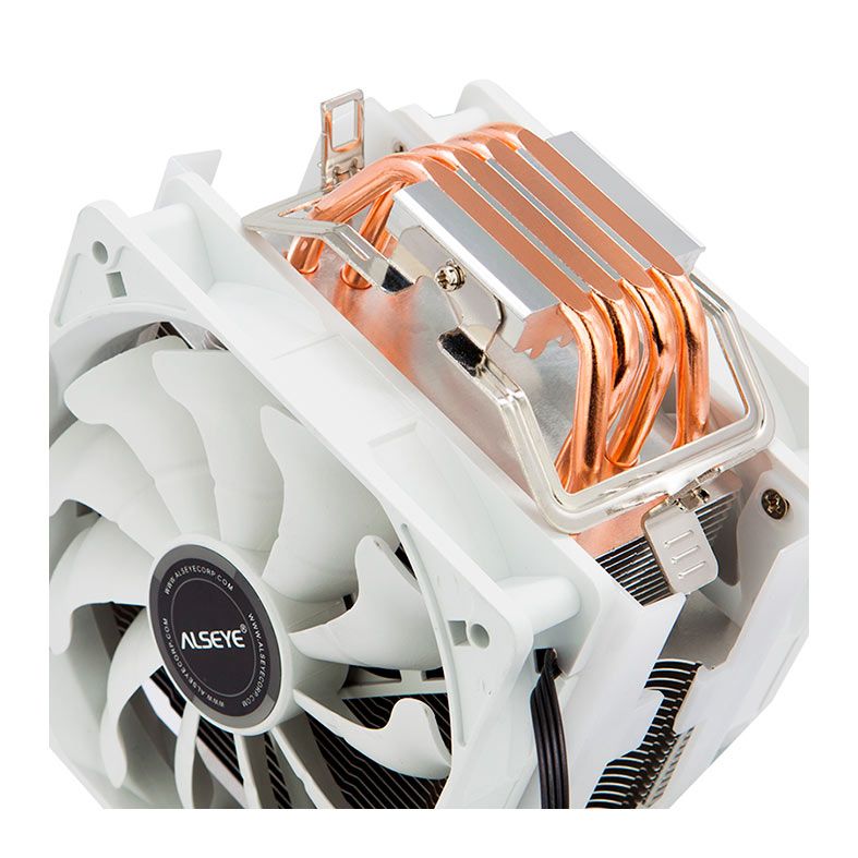 Cooler para Processador Alseye S120D, 120mm, Branco, S120D-W