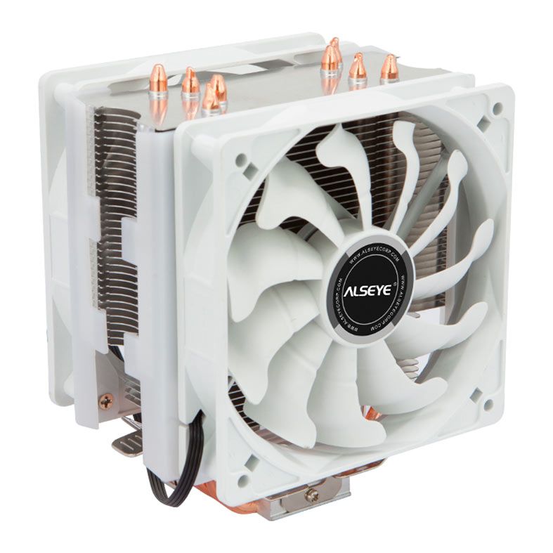 Cooler para Processador Alseye S120D, 120mm, Branco, S120D-W