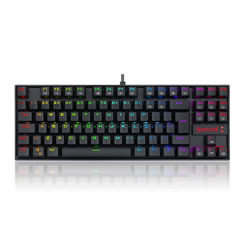 Combo Gamer Redragon S125, Teclado Mecanico, Mouse 12400DPI, Headset, RGB, S125
