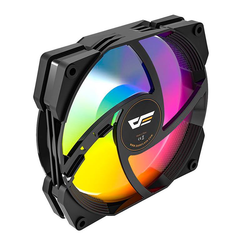 Ventoinha Aigo Darkflash S202, 120mm, A-RGB, Preto, S202-BLACK