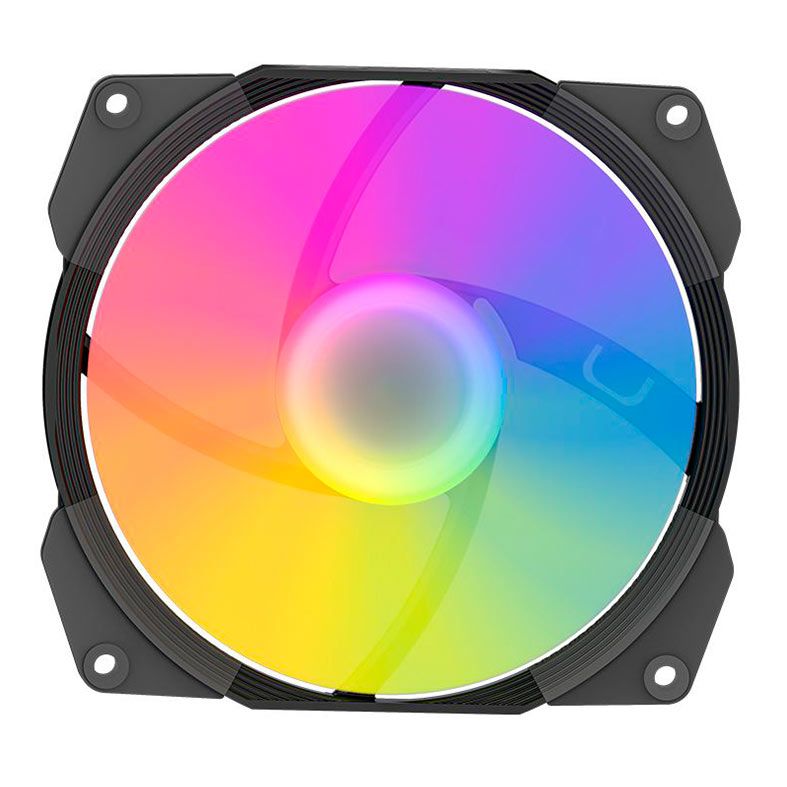 Ventoinha Aigo Darkflash S202, 120mm, A-RGB, Preto, S202-BLACK