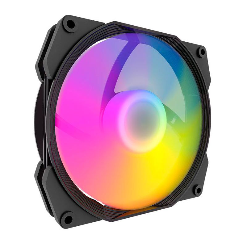 Ventoinha Aigo Darkflash S202, 120mm, A-RGB, Preto, S202-BLACK