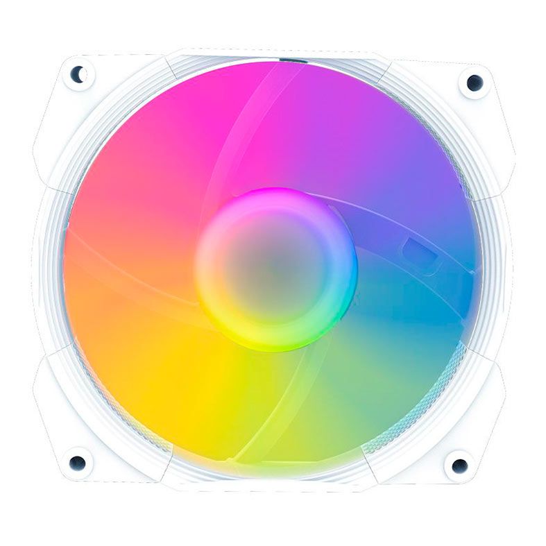 Ventoinha Aigo Darkflash S202, 120mm, A-RGB, Branco, S202-WHITE