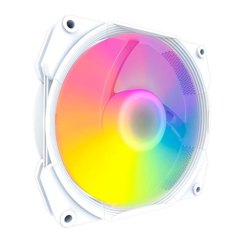 Ventoinha Aigo Darkflash S202, 120mm, A-RGB, Branco, S202-WHITE