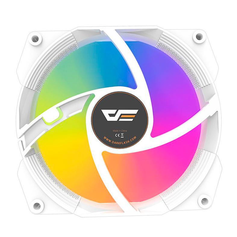 Ventoinha Aigo Darkflash S202, 120mm, A-RGB, Branco, S202-WHITE