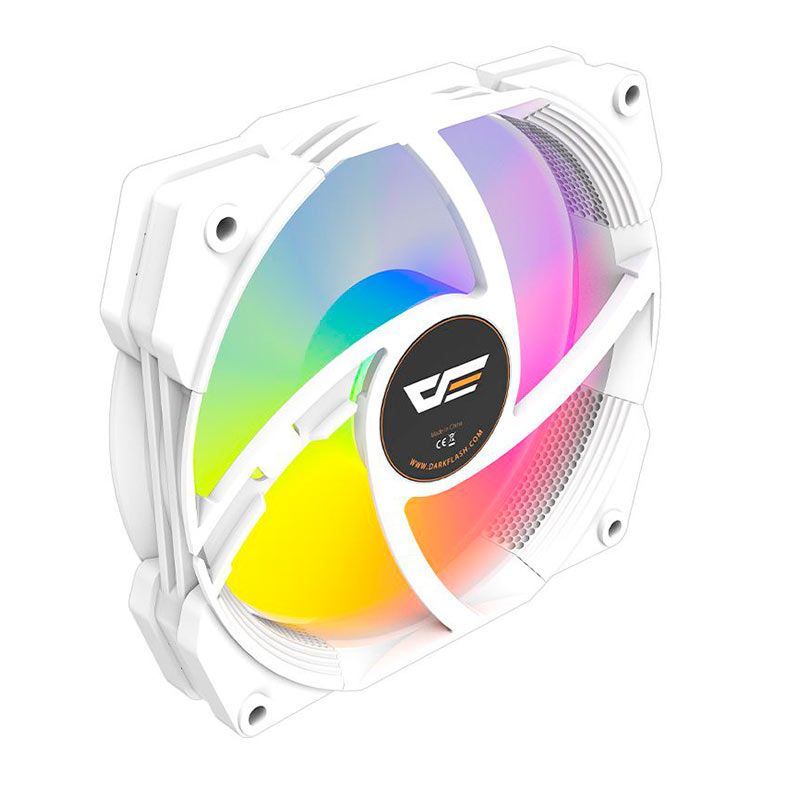 Ventoinha Aigo Darkflash S202, 120mm, A-RGB, Branco, S202-WHITE