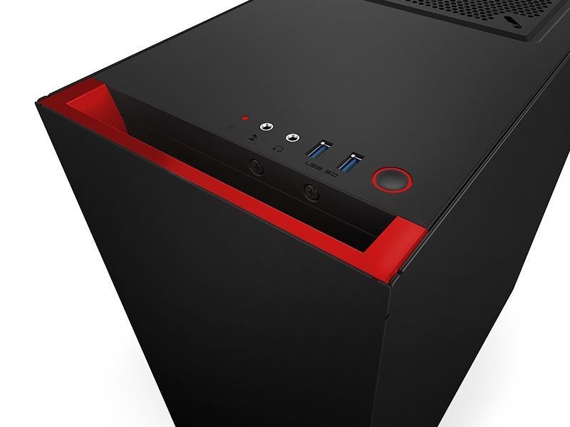 Gabinete NZXT S340 Red Edition, CA-S340MB-GR - BOX