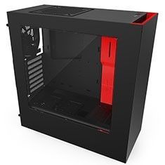 Gabinete NZXT S340 Red Edition, CA-S340MB-GR - BOX