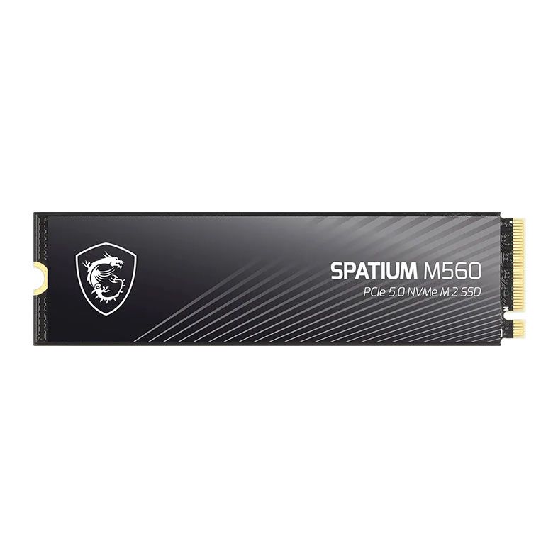SSD MSI Spatium M560, 2TB, M.2 2280, PCIe NVMe, Leitura 10.300MB/s, Gravacao 8.700MB/s, S78-440Q940-P83
