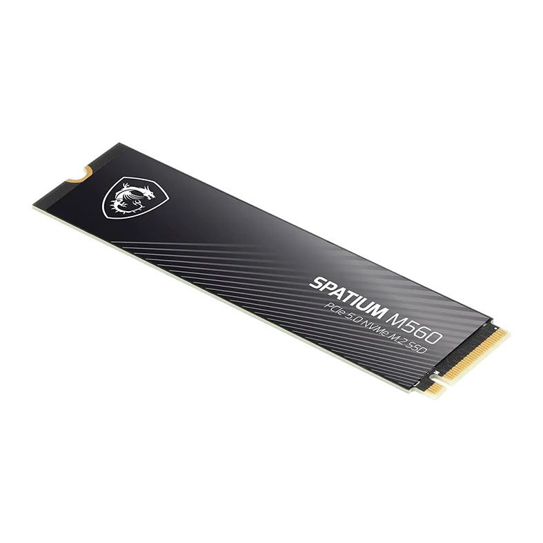 SSD MSI Spatium M560, 2TB, M.2 2280, PCIe NVMe, Leitura 10.300MB/s, Gravacao 8.700MB/s, S78-440Q940-P83