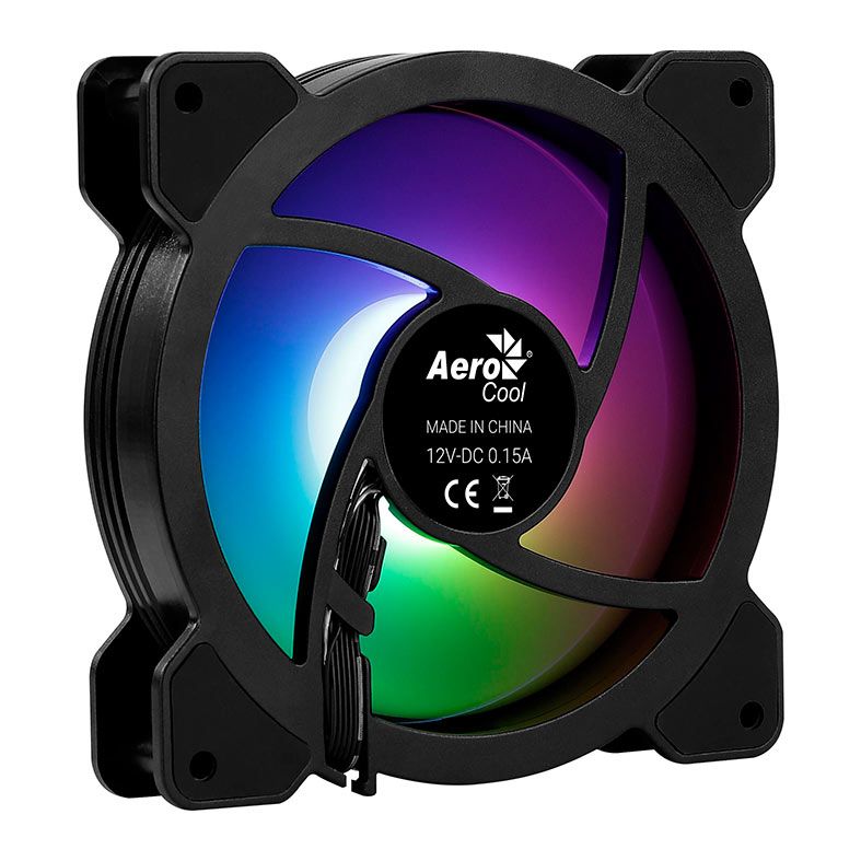 Ventoinha Aerocool Saturn 12F, 120mm, ARGB, SATURN12F-ARGB